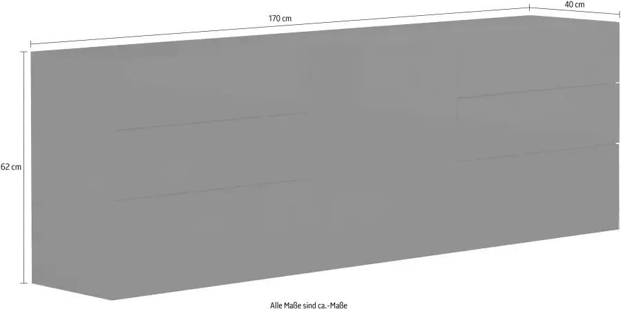 INOSIGN Dressoir Metis Breedte 170 cm