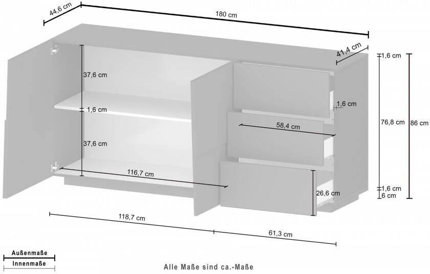 INOSIGN Dressoir Pongo (1 stuk) - Foto 2