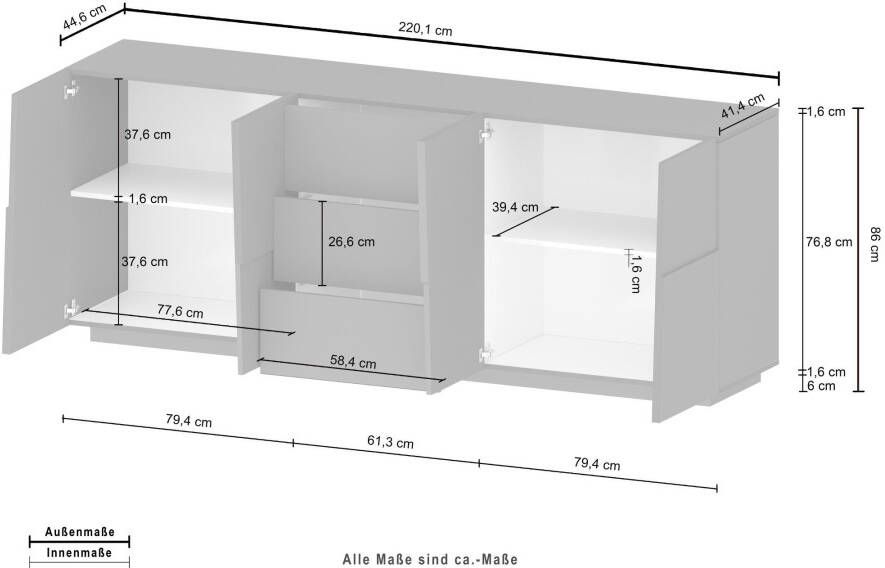 INOSIGN Dressoir Pongo (1 stuk)