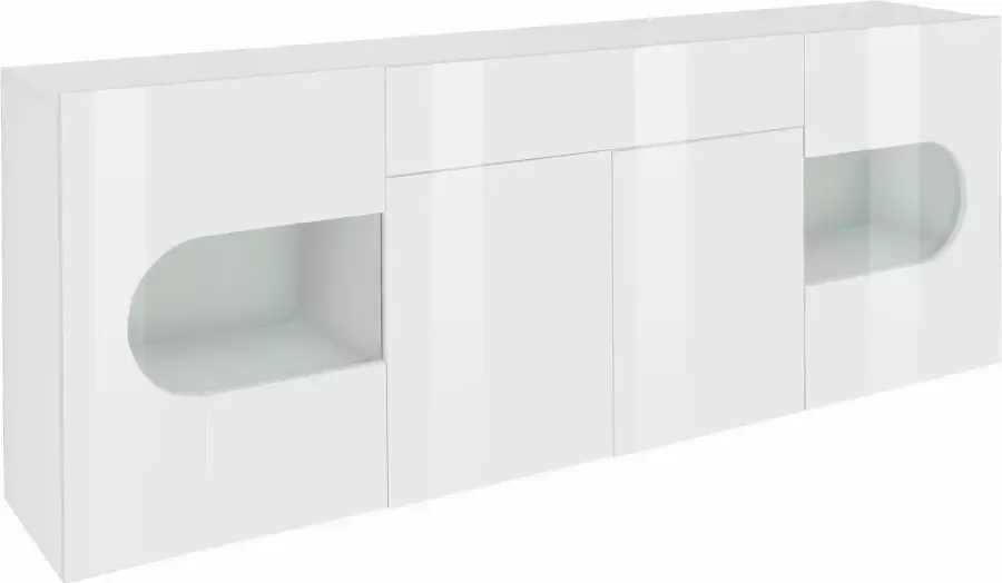 INOSIGN Dressoir Real Vitrine Kommode Schrank komplett hochglanz lackiert - Foto 2