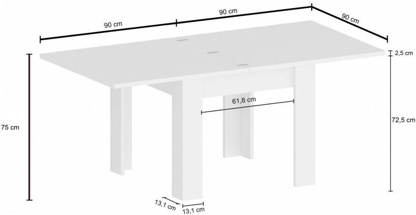 INOSIGN Eettafel JESI (1 stuk) - Foto 3