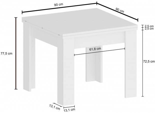 INOSIGN Eettafel JESI (1 stuk) - Foto 4