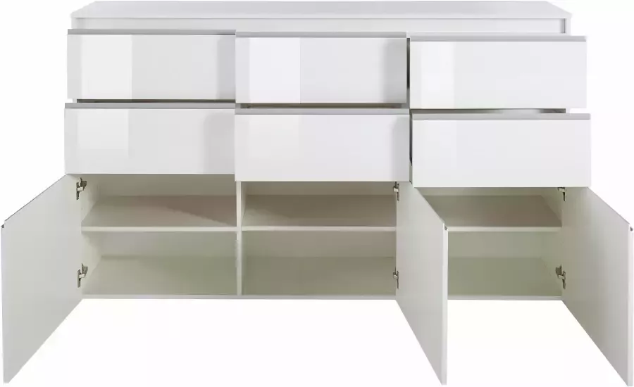 INOSIGN Highboard Magic met 3 deuren en 6 lades hoogglans gelakt breedte 180 - Foto 5