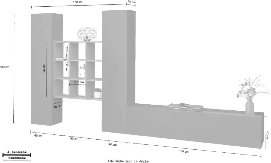 INOSIGN Wandmeubel Maruska (1 stuk)
