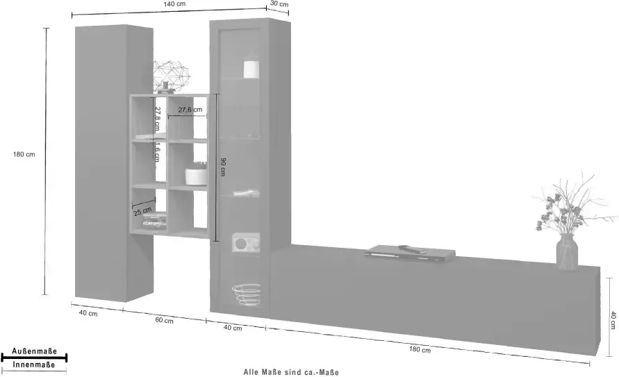 INOSIGN Wandmeubel Maruska (1 stuk)