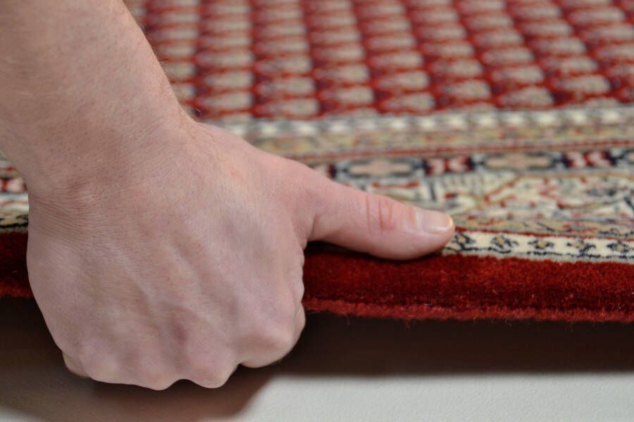 THEKO Oosters tapijt Abbas Meraj Mir zuivere wol met de hand geknoopt met franje - Foto 5