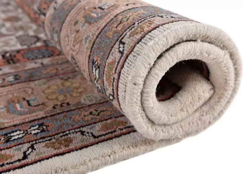 THEKO Oosters tapijt Benares Bidjar zuivere wol met de hand geknoopt met franje - Foto 8