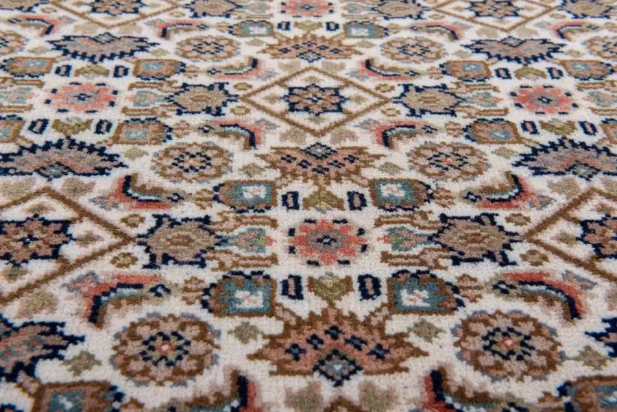THEKO Oosters tapijt Benares Herati zuivere wol met de hand geknoopt met franje - Foto 2