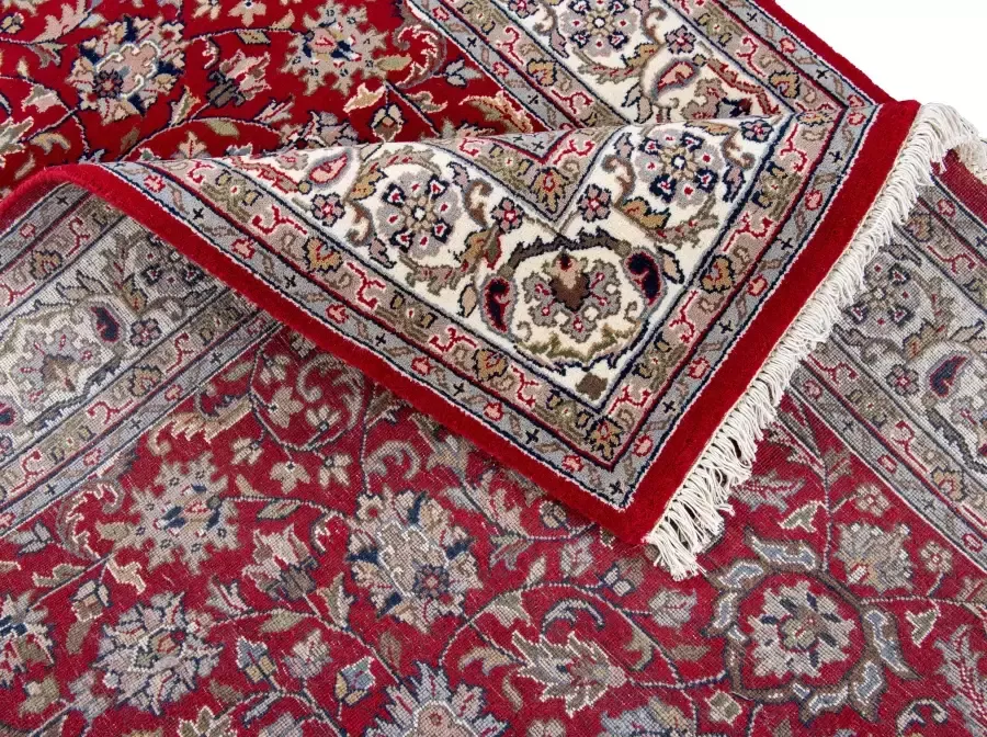 THEKO Oosters tapijt Benares Isfahan zuivere wol met de hand geknoopt met franje - Foto 2