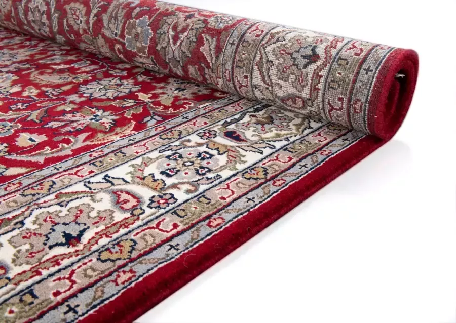 THEKO Oosters tapijt Benares Isfahan zuivere wol met de hand geknoopt met franje - Foto 3