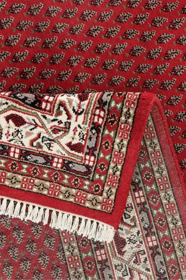 THEKO Oosters tapijt Chandi Mir zuivere wol met de hand geknoopt met franje - Foto 1