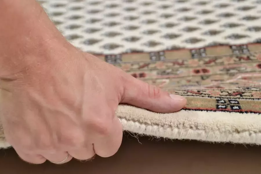 THEKO Oosters tapijt Chandi Mir zuivere wol met de hand geknoopt met franje - Foto 5