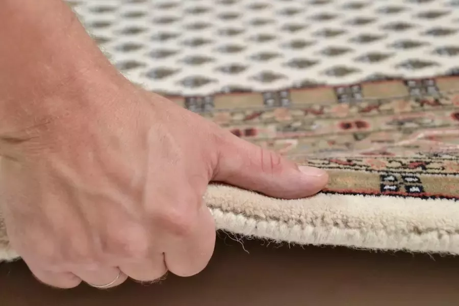 THEKO Oosters tapijt Chandi Mir zuivere wol met de hand geknoopt met franje - Foto 2