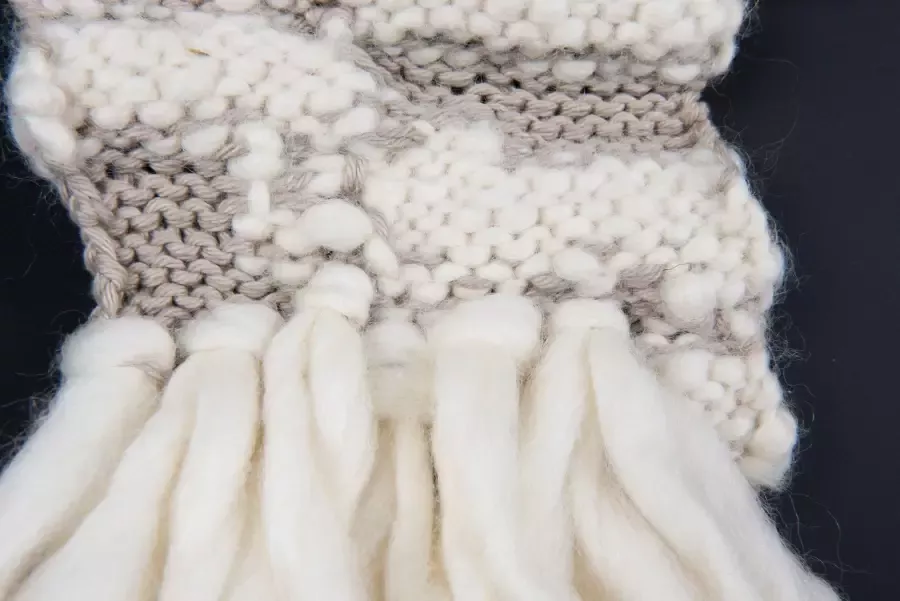 THEKO Sierobject voor aan de wand Wallart MiniWall Wandtapijt wanddecoratie zuivere wol met de hand gemaakt