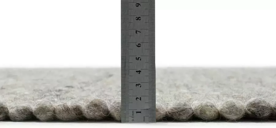 THEKO Wollen kleed Alpen met de hand geweven tweezijdig te gebruiken kleed mêlee zuivere wol woonkamer - Foto 9