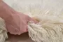 THEKO Wollen kleed Flokati XXL Handgeweven vloerkleed zuivere wol met de hand geweven ideaal in de woonkamer & slaapkamer - Thumbnail 5