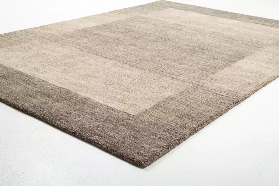 THEKO Wollen kleed Gabbeh super Handgeweven vloerkleed randdessin zuivere wol met de hand geweven - Foto 5