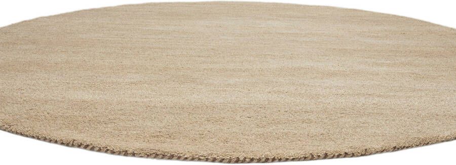 THEKO Wollen kleed Gabbeh uni Handgeweven vloerkleed mêlee zuivere wol met de hand geweven - Foto 2