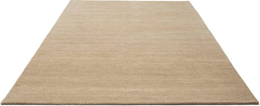 THEKO Wollen kleed Gabbeh uni Handgeweven vloerkleed mêlee zuivere wol met de hand geweven - Foto 6