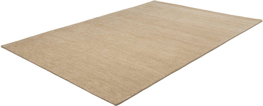 THEKO Wollen kleed Gabbeh uni Handgeweven vloerkleed mêlee zuivere wol met de hand geweven - Foto 7