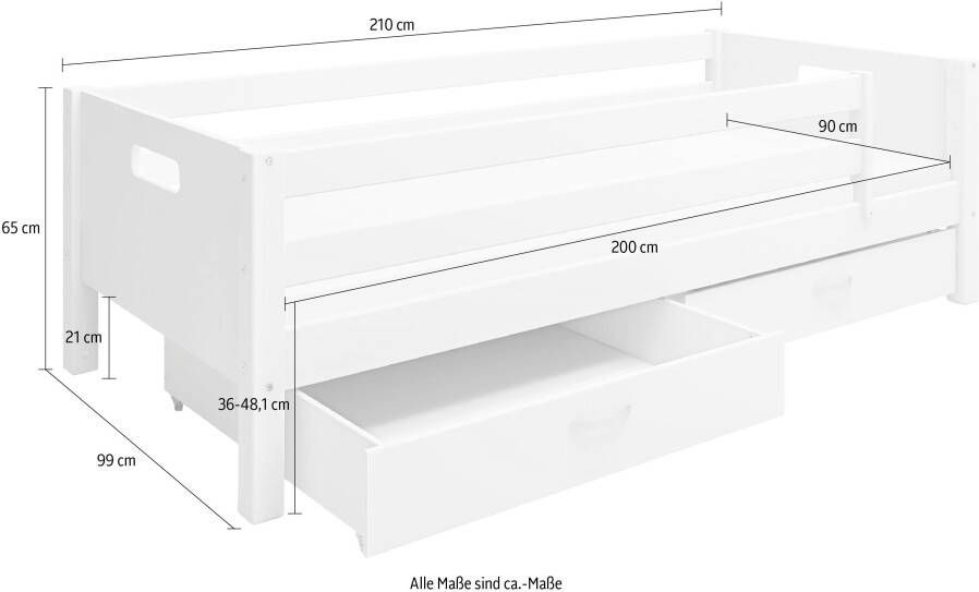 Thuka 1-persoonsledikant Nordic produceert bij Flexa incl rolbodem - Foto 2