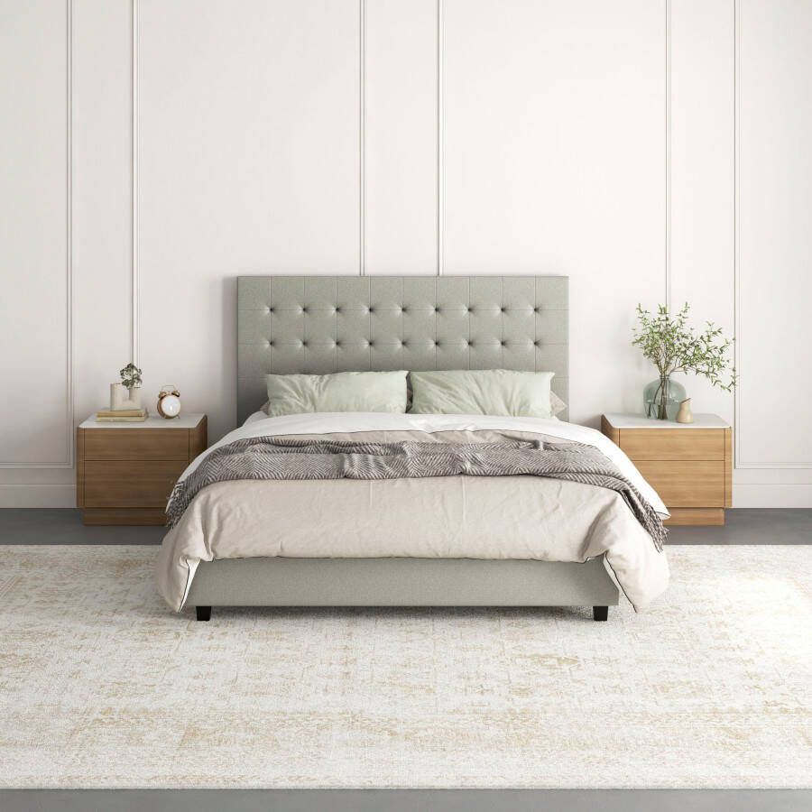 Home affaire Gestoffeerd bed met stiksel zacht verdikt ligoppervlak 140x200 of 180x200 cm (1-delig) - Foto 4