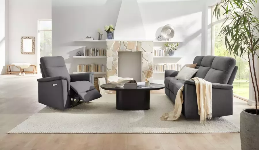 Home affaire Relaxfauteuil Southbrook TV-Sessel mit Schlaffunktion Wohnzimmer Funktionssessel met handmatige en elektrische relaxfunctie - Foto 3