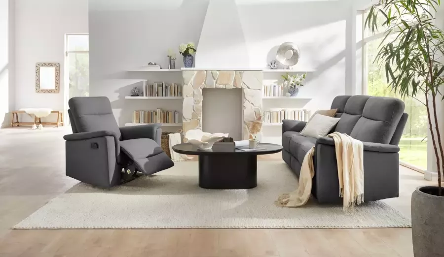 Home affaire Relaxfauteuil Southbrook TV-Sessel mit Schlaffunktion Wohnzimmer Funktionssessel met handmatige en elektrische relaxfunctie - Foto 3