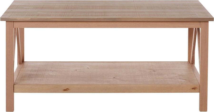 Timbers Salontafel Fonville Salontafel van mooi massief grenenhout breedte 111 5 cm hoogte 51 cm (1 stuk) - Foto 4