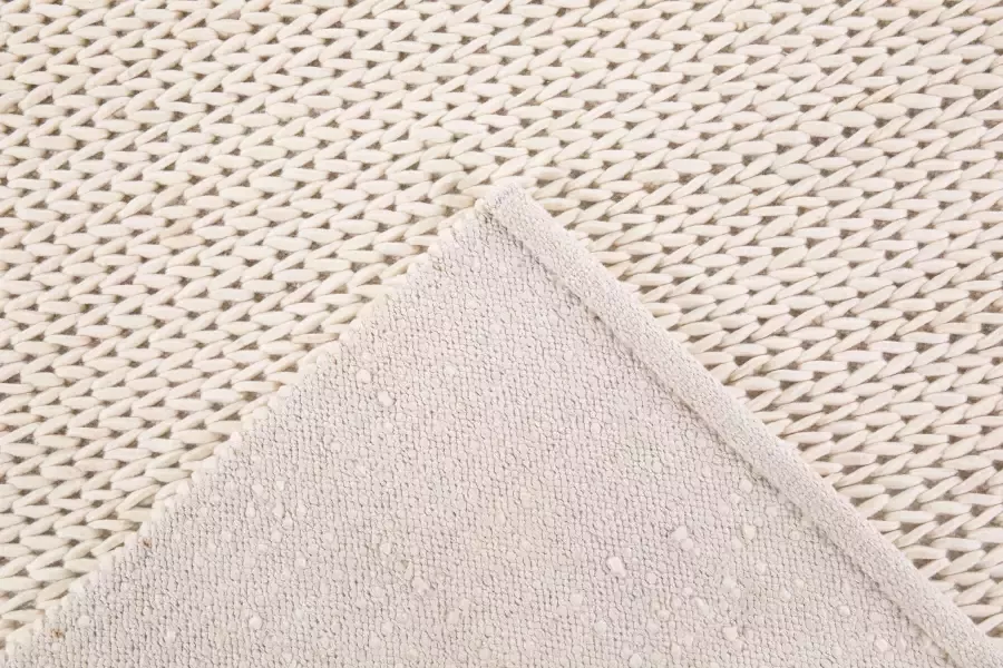 Home affaire Wollen kleed Noyack Handgeweven kleed tricot-look met de hand geweven zuivere wol - Foto 7