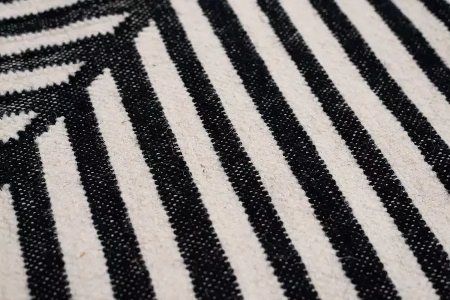 TOM TAILOR HOME Vloerkleed Criss Cross met de hand geweven met franje boho-stijl - Foto 5