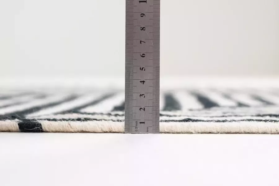 TOM TAILOR HOME Vloerkleed Criss Cross met de hand geweven met franje boho-stijl - Foto 7