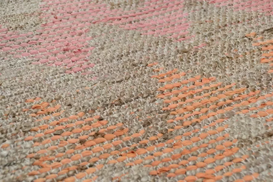 TOM TAILOR HOME Vloerkleed Pastel Zigzag Platweefsel met de hand geweven materiaal: 60% katoen 40% jute - Foto 3