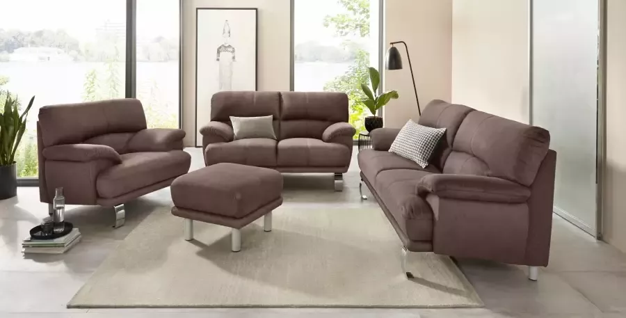 TRENDMANUFAKTUR Fauteuil Cecilia II loungestoel in Italiaans design (set) - Foto 3