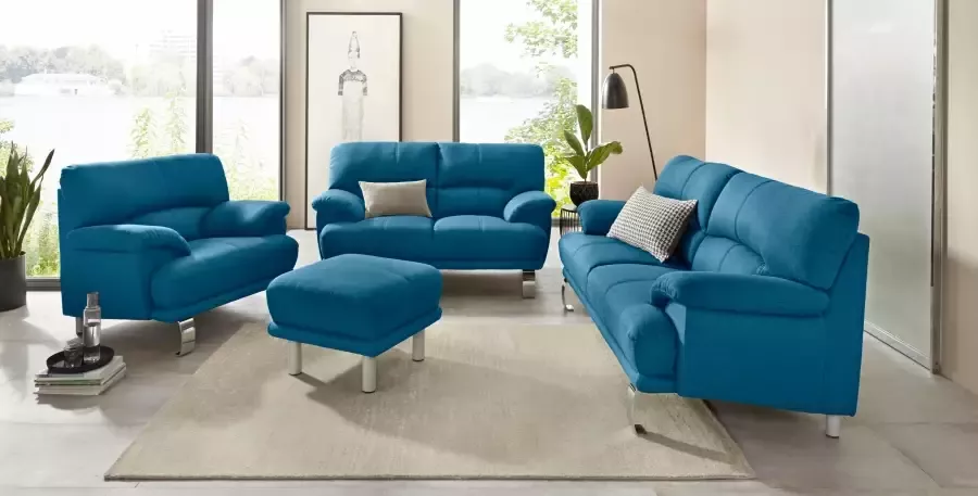 TRENDMANUFAKTUR Fauteuil Cecilia II loungestoel in Italiaans design (set) - Foto 3