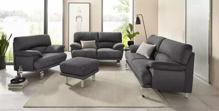 TRENDMANUFAKTUR Fauteuil Cecilia II loungestoel in Italiaans design (set) - Foto 3