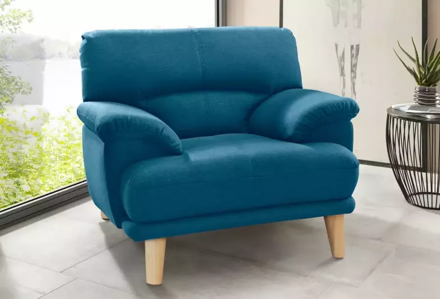 TRENDMANUFAKTUR Fauteuil Cecilia loungestoel Italiaans ontwerp comfortabele armleuningen - Foto 2