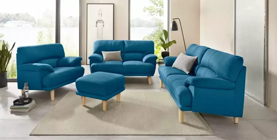 TRENDMANUFAKTUR Fauteuil Cecilia loungestoel Italiaans ontwerp comfortabele armleuningen - Foto 3