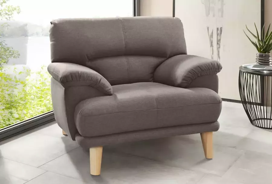TRENDMANUFAKTUR Fauteuil Cecilia loungestoel Italiaans ontwerp comfortabele armleuningen - Foto 2