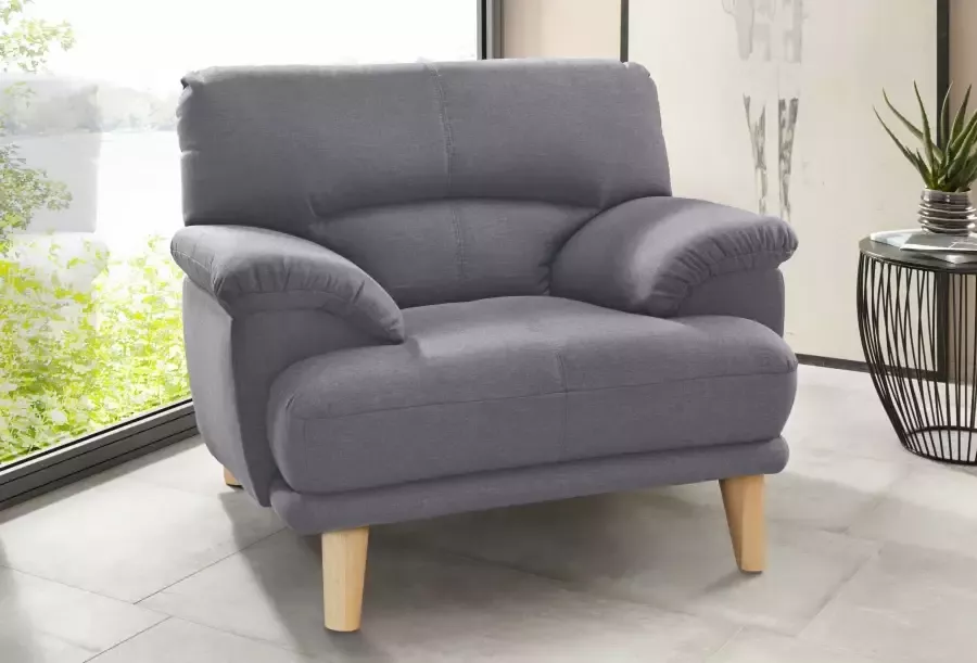 TRENDMANUFAKTUR Fauteuil Cecilia loungestoel Italiaans ontwerp comfortabele armleuningen - Foto 2