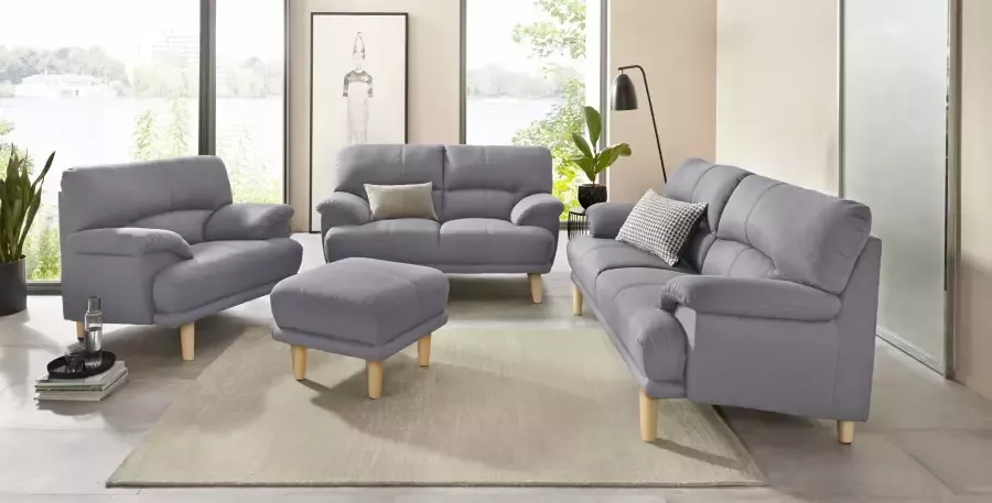 TRENDMANUFAKTUR Fauteuil Cecilia loungestoel Italiaans ontwerp comfortabele armleuningen - Foto 3