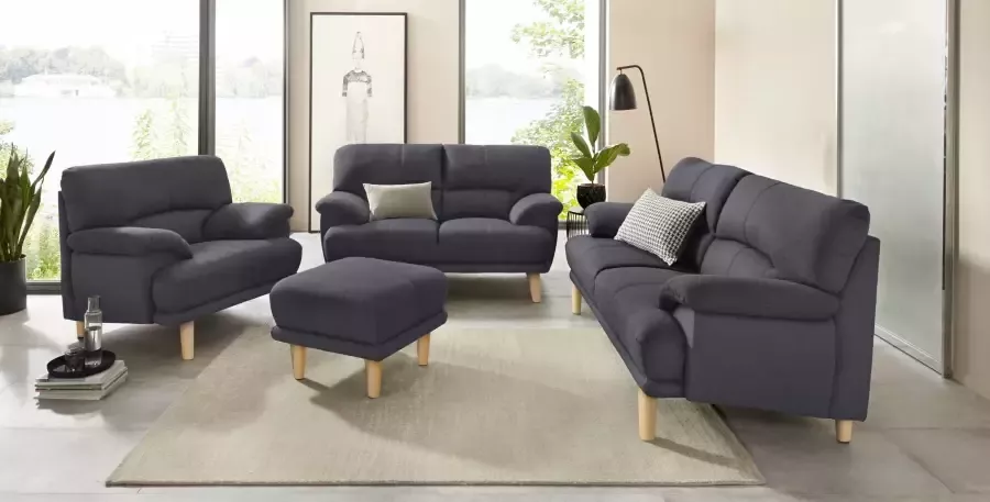 TRENDMANUFAKTUR Fauteuil Cecilia loungestoel Italiaans ontwerp comfortabele armleuningen - Foto 3