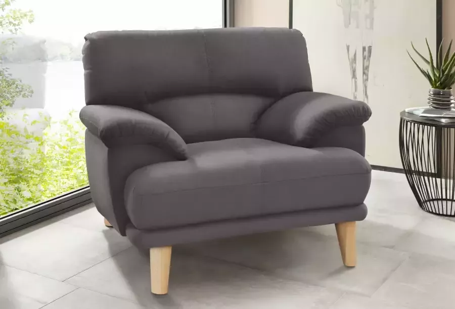 TRENDMANUFAKTUR Fauteuil Cecilia loungestoel Italiaans ontwerp comfortabele armleuningen - Foto 2