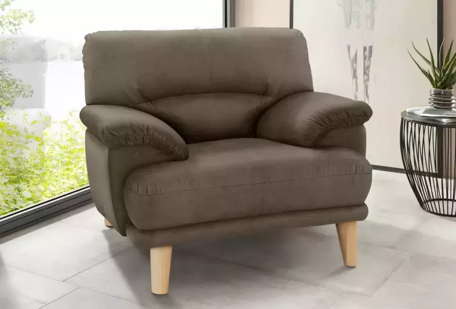 TRENDMANUFAKTUR Fauteuil Cecilia loungestoel Italiaans ontwerp comfortabele armleuningen - Foto 2