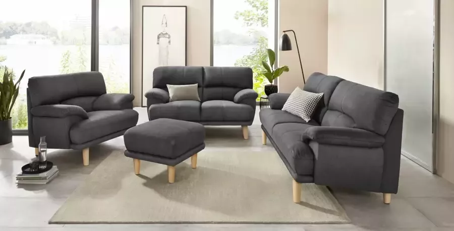 TRENDMANUFAKTUR Fauteuil Cecilia loungestoel Italiaans ontwerp comfortabele armleuningen - Foto 3