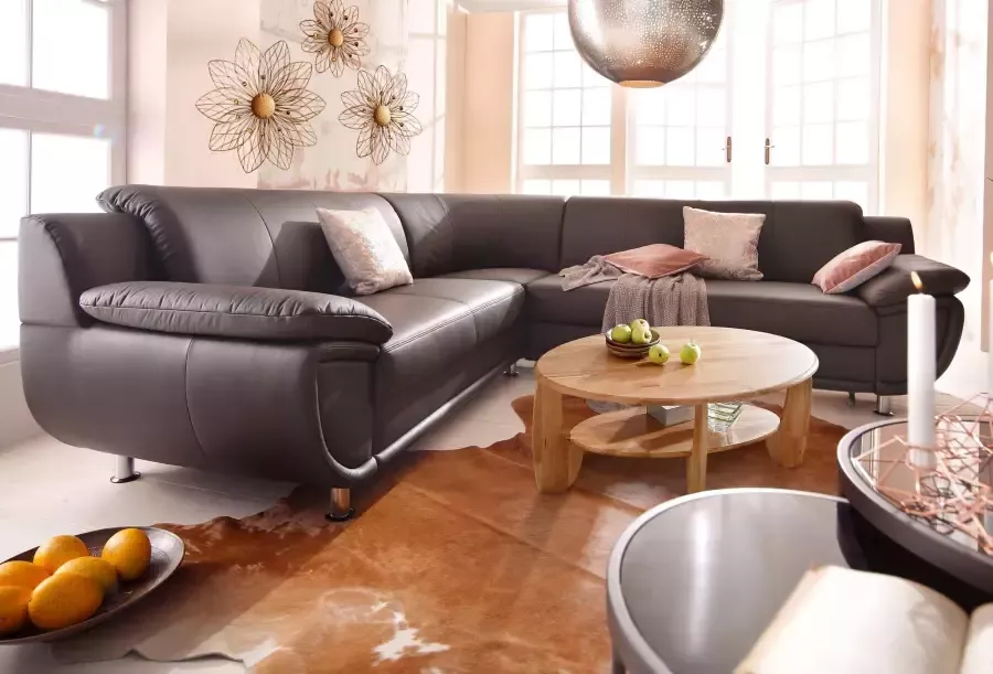 TRENDMANUFAKTUR Hoekbank Rondo naar keuze met slaapfunctie comfortabele armleuningen Bestseller