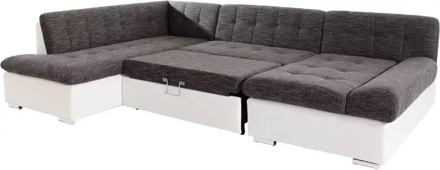 TRENDMANUFAKTUR Zithoek Reggae modern en comfortabel actuele materiaalcombinatie U-vorm - Foto 7