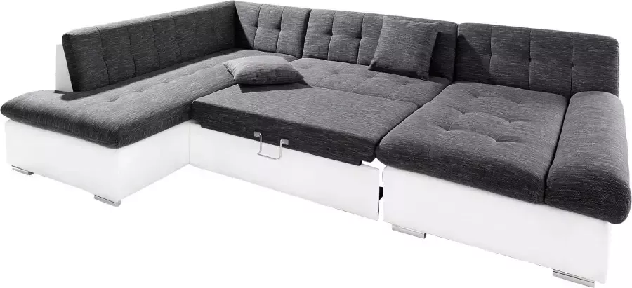 TRENDMANUFAKTUR Zithoek Reggae modern en comfortabel actuele materiaalcombinatie U-vorm - Foto 5