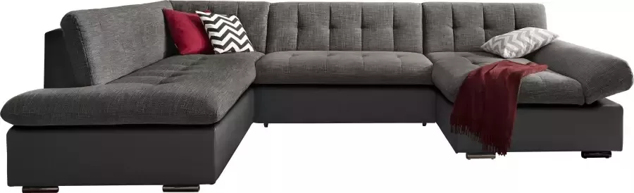 TRENDMANUFAKTUR Zithoek Reggae modern en comfortabel actuele materiaalcombinatie U-vorm - Foto 5