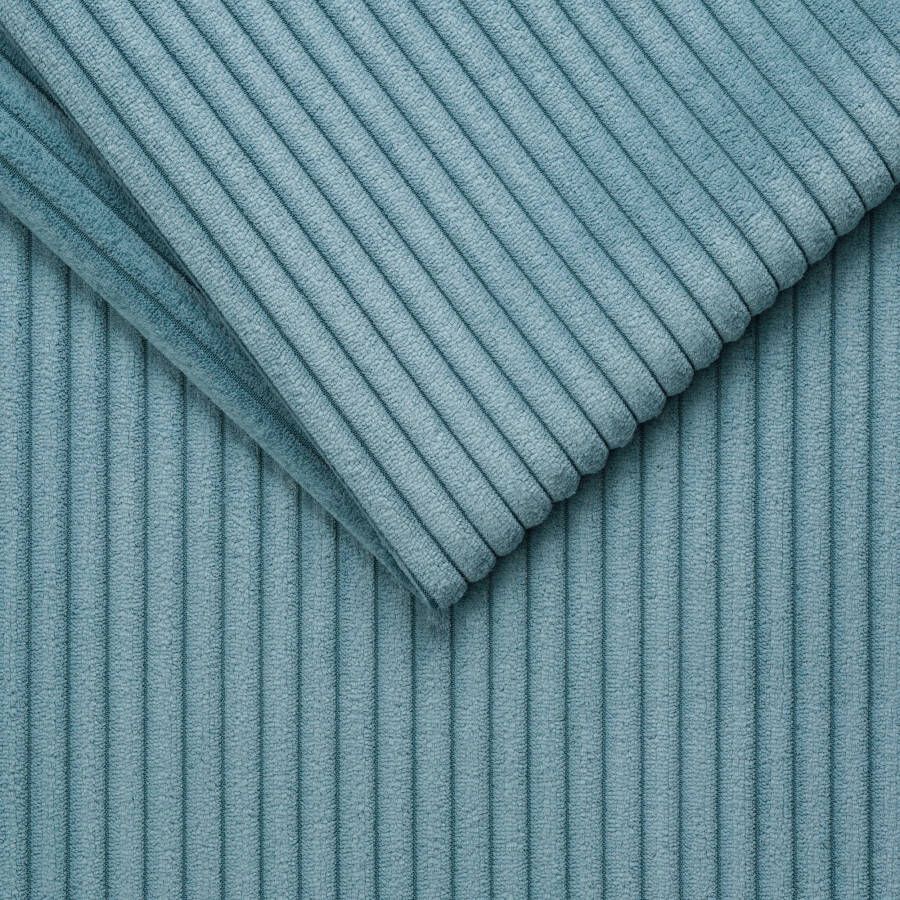 Trends by HG Hoekbank Landau L-vorm in cordstof met metalen voet